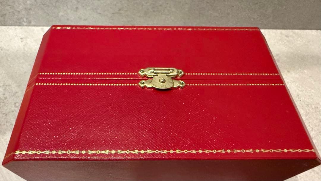 Cartier 時計ケース2個セット（箱のみ）アクセサリーケース 赤カルティエ