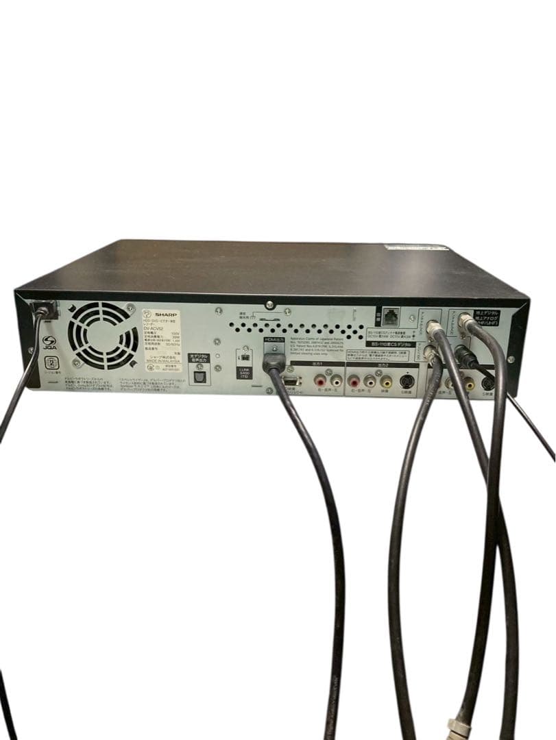 動作品シャープ HDD/DVD/VHS一体型レコーダー DV-ACV52