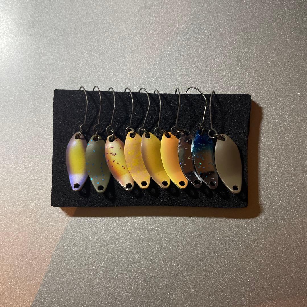 【オリカラ多数】　タイガーズアイ　ハント　0.9g エリアトラウト　スプーン