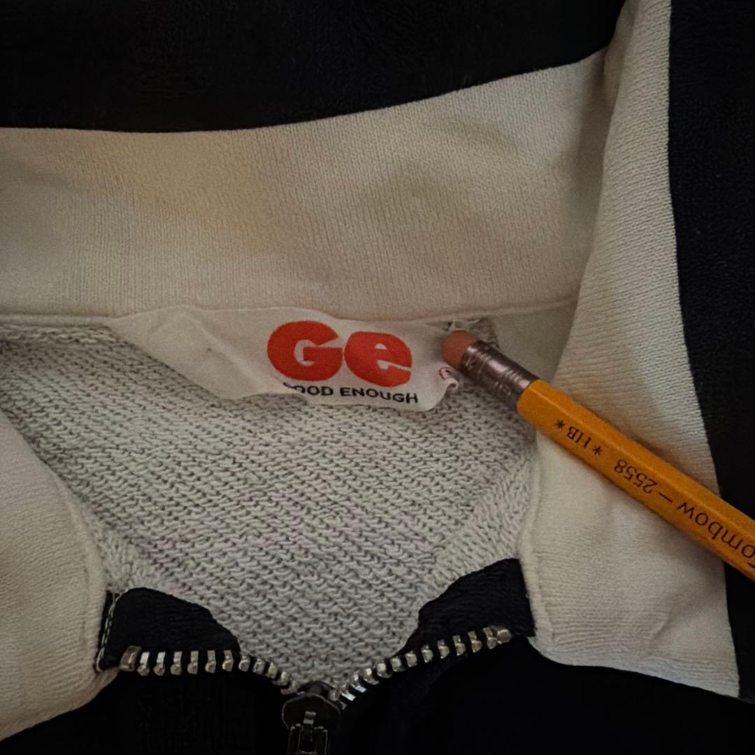 goodenough 囚人 ボーダー zip スウェット 90s