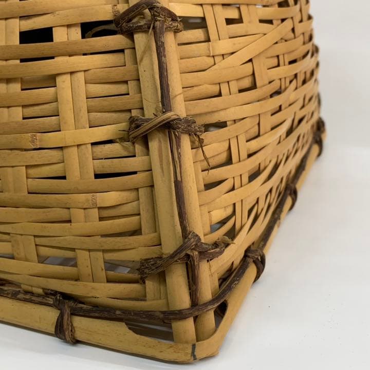 【籠花入21】宗全籠　手無し★竹美斉　高さ19㎝