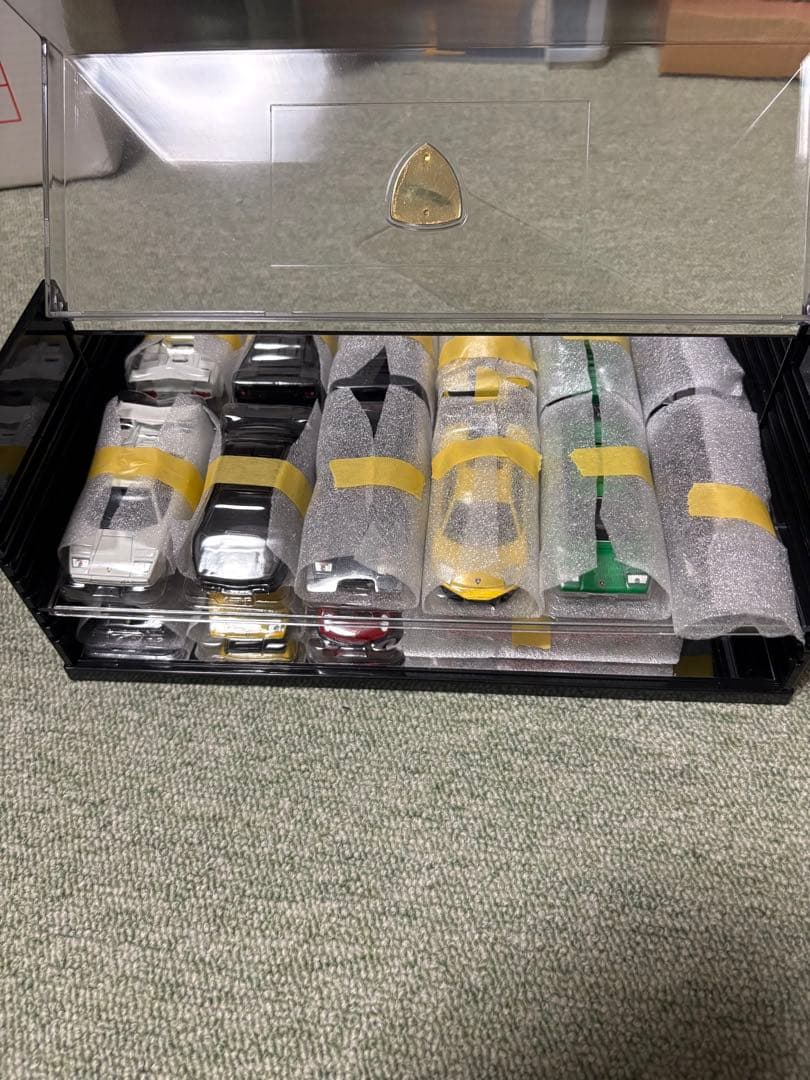 Lamborghini ミニカーセット 透明ケース付缶コーヒー景品商品16種類