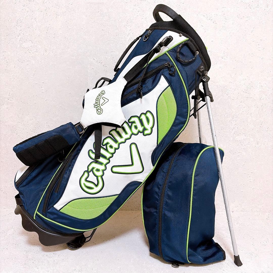 美品 キャロウェイ キャディバッグ スタンド式 9型 6分割 46インチ メンズ