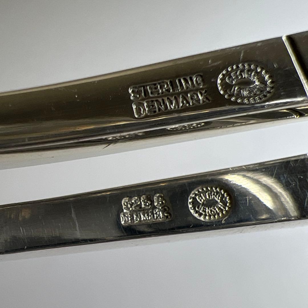 ジョージジェンセン　エコーン925Sterling ロングスプーン2本　116g