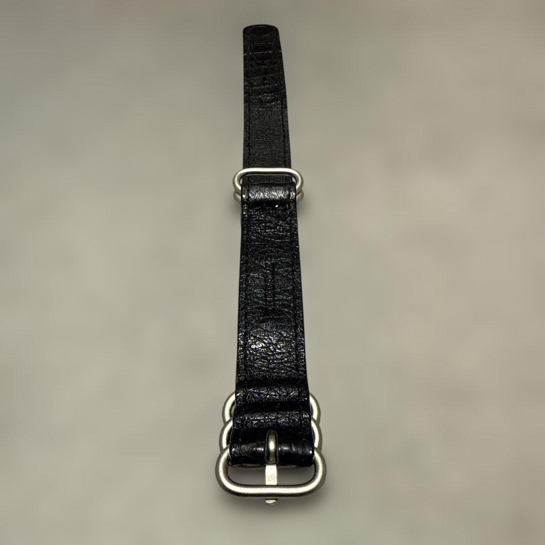 【極美品】ザソール 即完売品 ブラック クロコダイル オーストリッチ 20mm