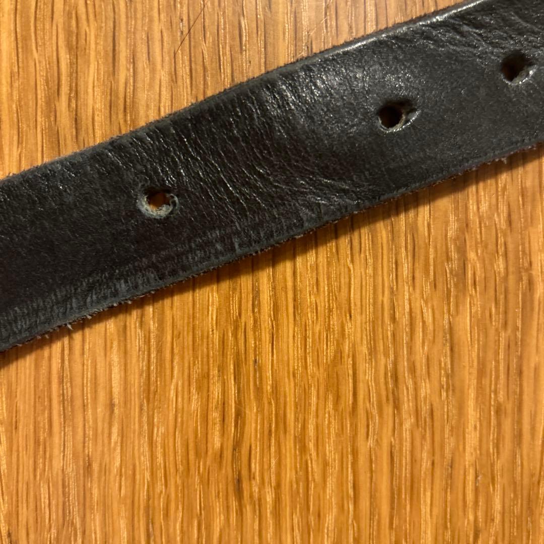 R&D.M.Co-（オールドマンズテーラー） モンタナ レザーベルト　黒