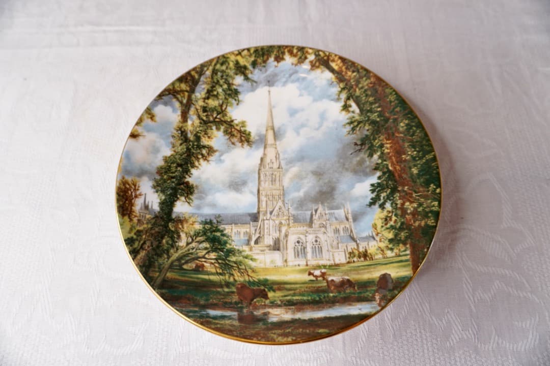 イギリス ヴィンテージ 絵皿 ヴィクトリア＆アルバートミュージアム