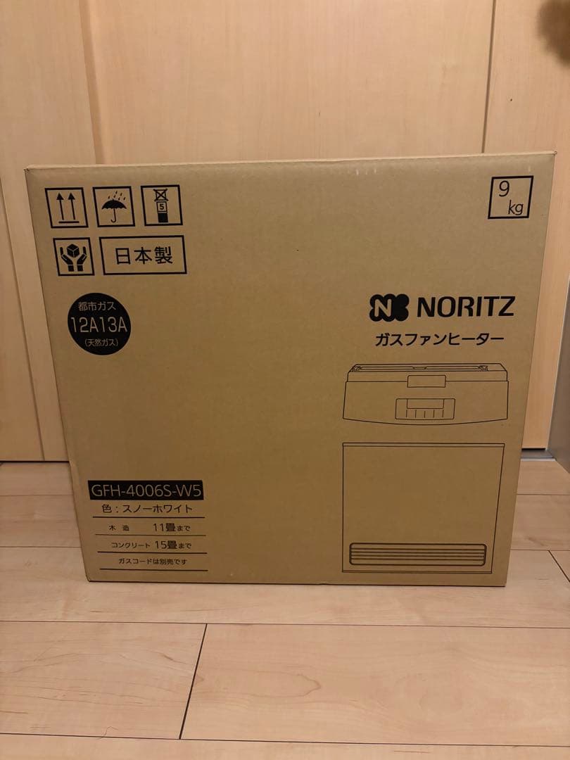 NORITZ ガスファンヒーター GFH-4006S-W5 都市ガス用