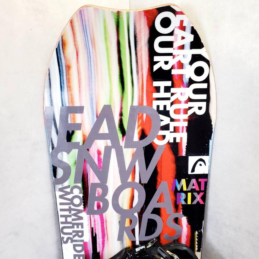 【2セット】HEAD MATRIX スノーボード 152cm ビンディング付 M