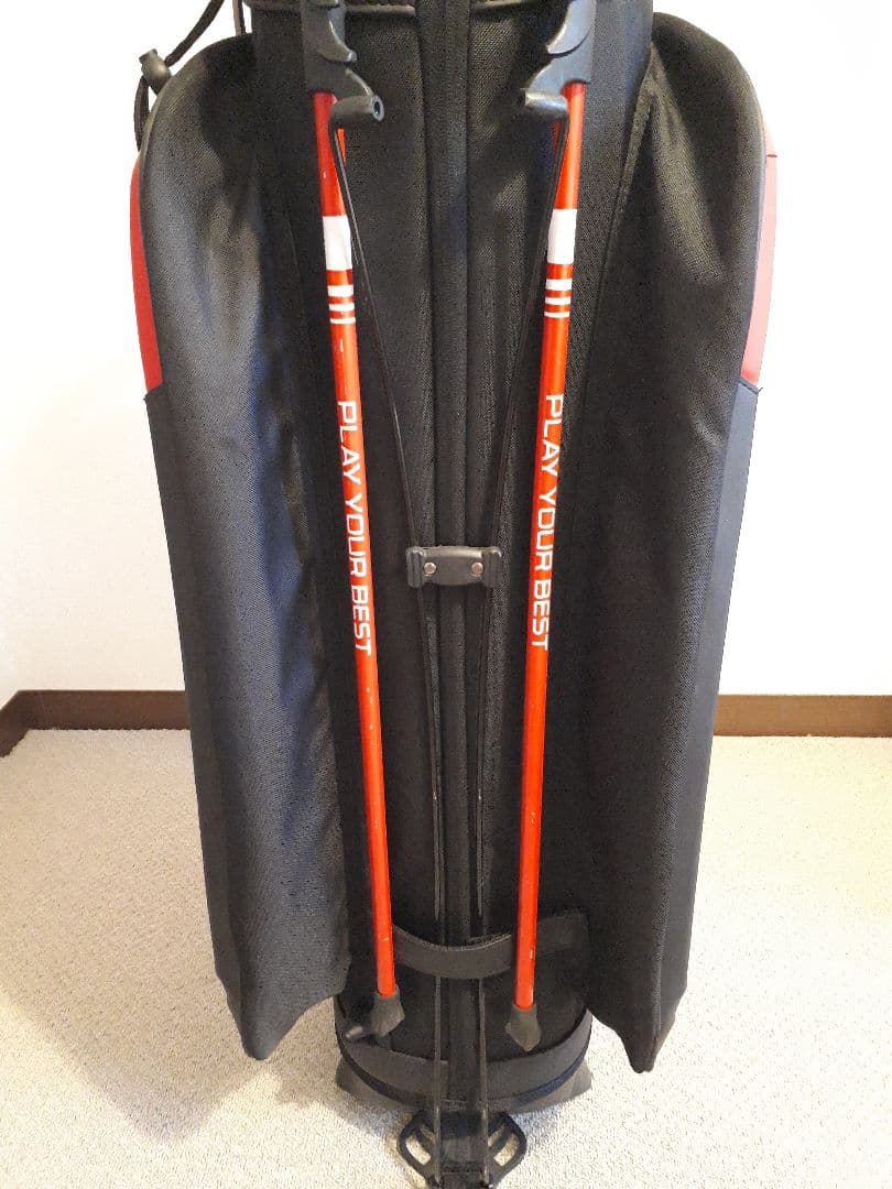 PING ピン 9.0型 アスリートプロモデル スタンド（BKｘRED）