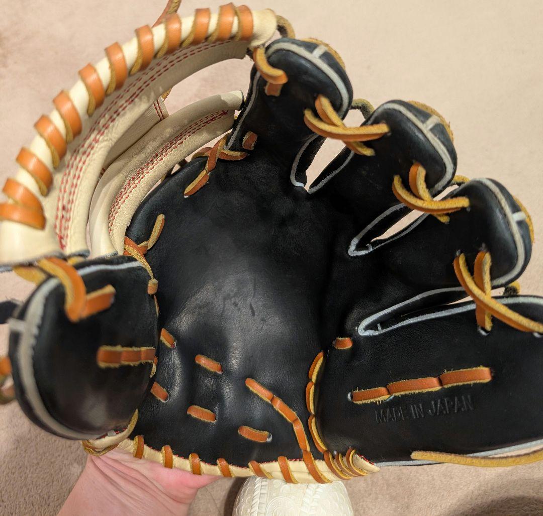 ATOMS　アトムズ　内野軟式グローブ　一般 ANX-04 BLK　右投用