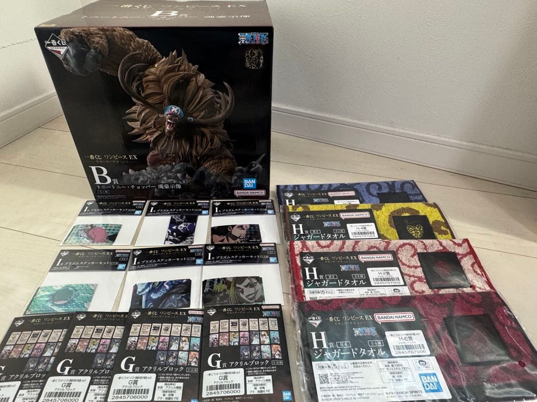 ワンピース　一番くじ EX ー悪魔を宿す者達　vol.3ー　B賞G賞H賞I賞付き