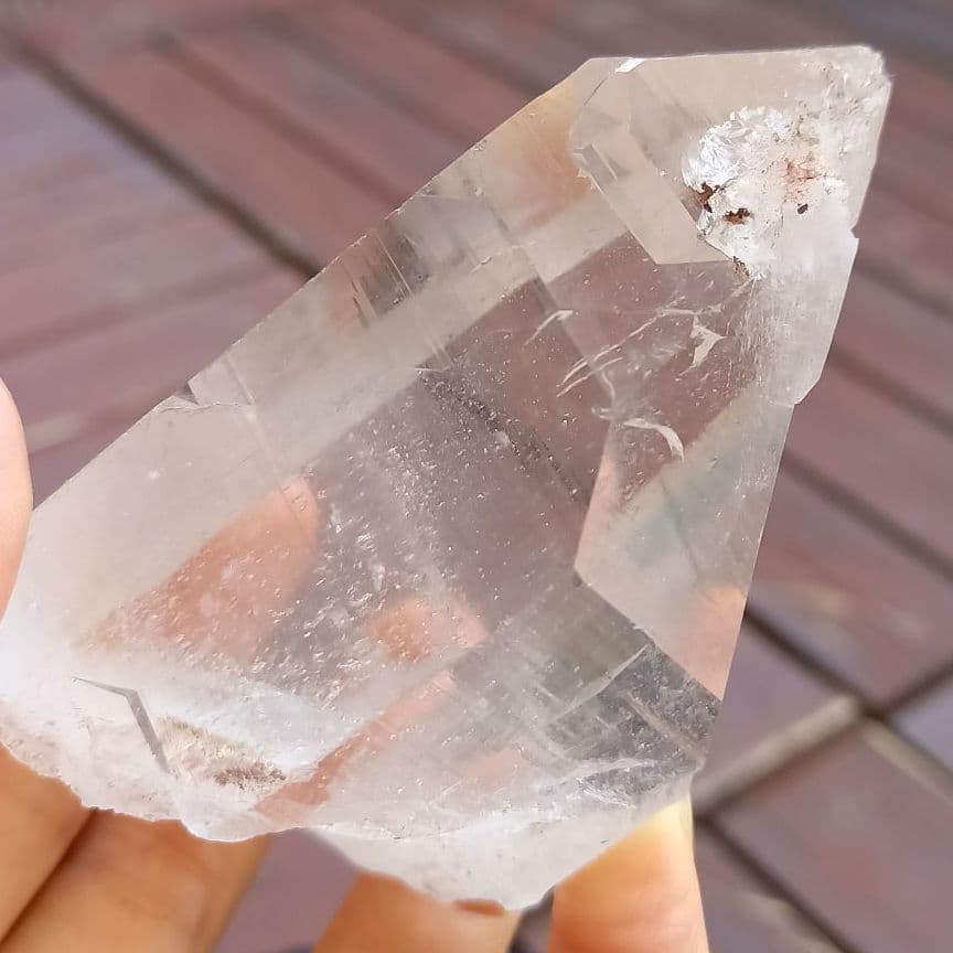 天然石◼️ヒマラヤ マニカラン産水晶☆クリスタル☆パワーストーン 1