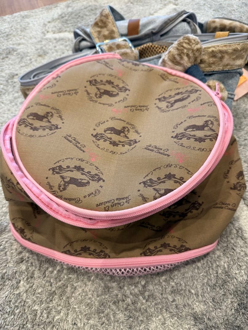 【断捨離値下げ】ルシアン•エ•サヨ　デニムトート 小型犬用