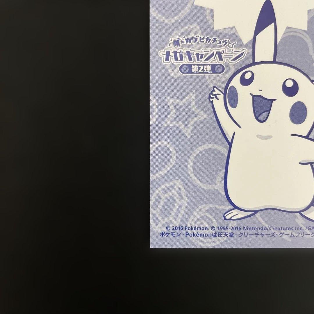 ポンチョを着たピカチュウ　名刺カード　メガレックウザ　カードファイルセット