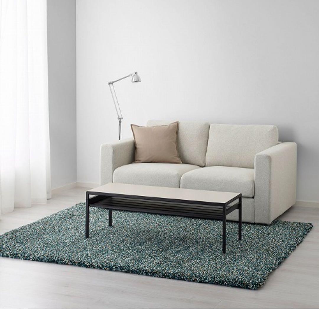 IKEA VINDUM ラグ ブルーグリーン 170×230cm