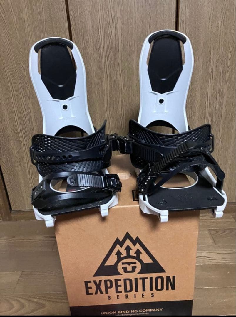 ゴ*ラ様 スプリットボードビンディングUNION chargerクランポン付