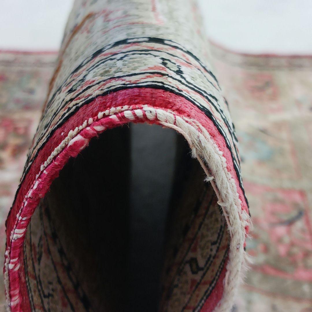 Y2512 ペルシャ絨毯 クム産 シルク 手織72万ノット 78×56㎝