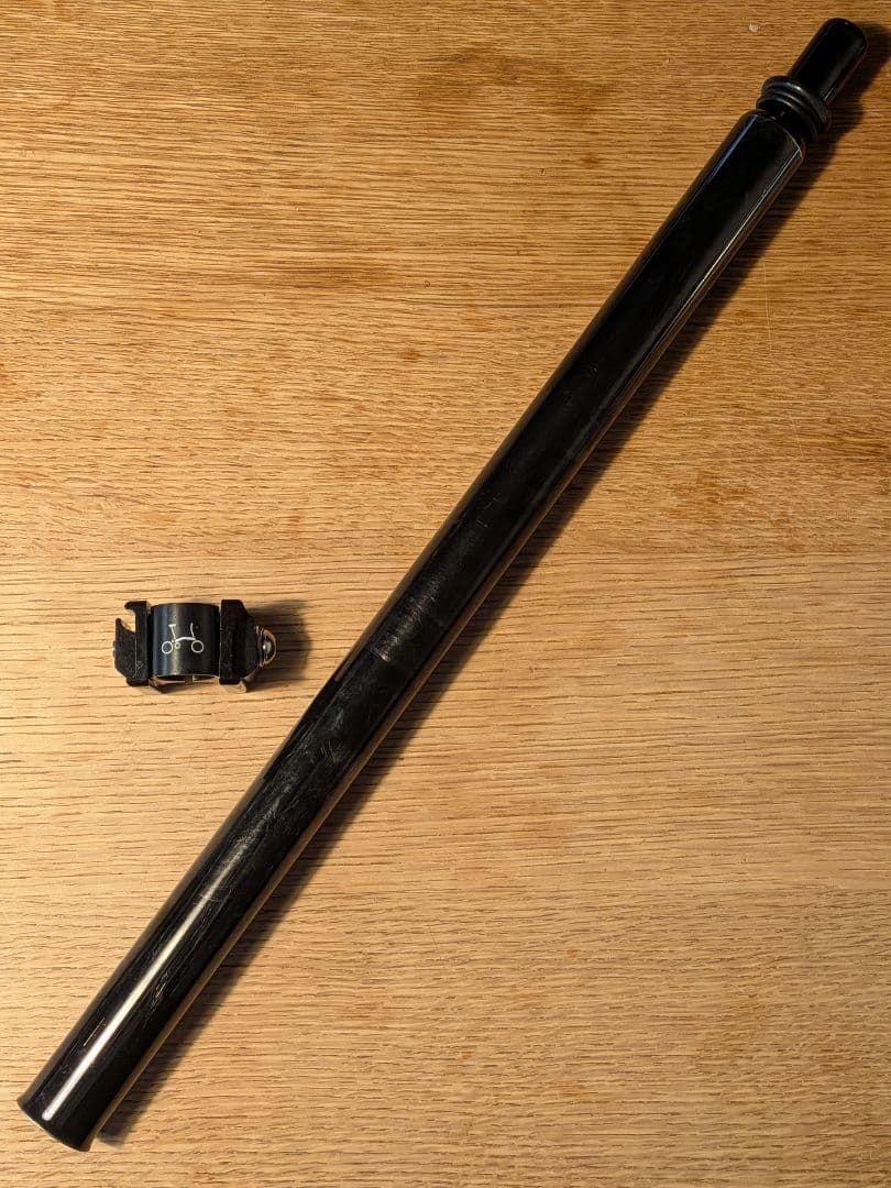 □ BROMPTON ブロンプトン純正 シートポスト＋ペンタクリップ ブラック