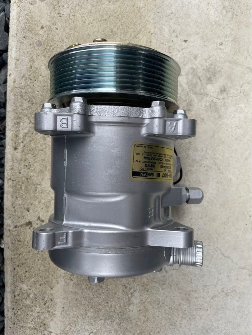 (絶版　希少)SANDEN SD-507 エアコンコンプレッサー　新品