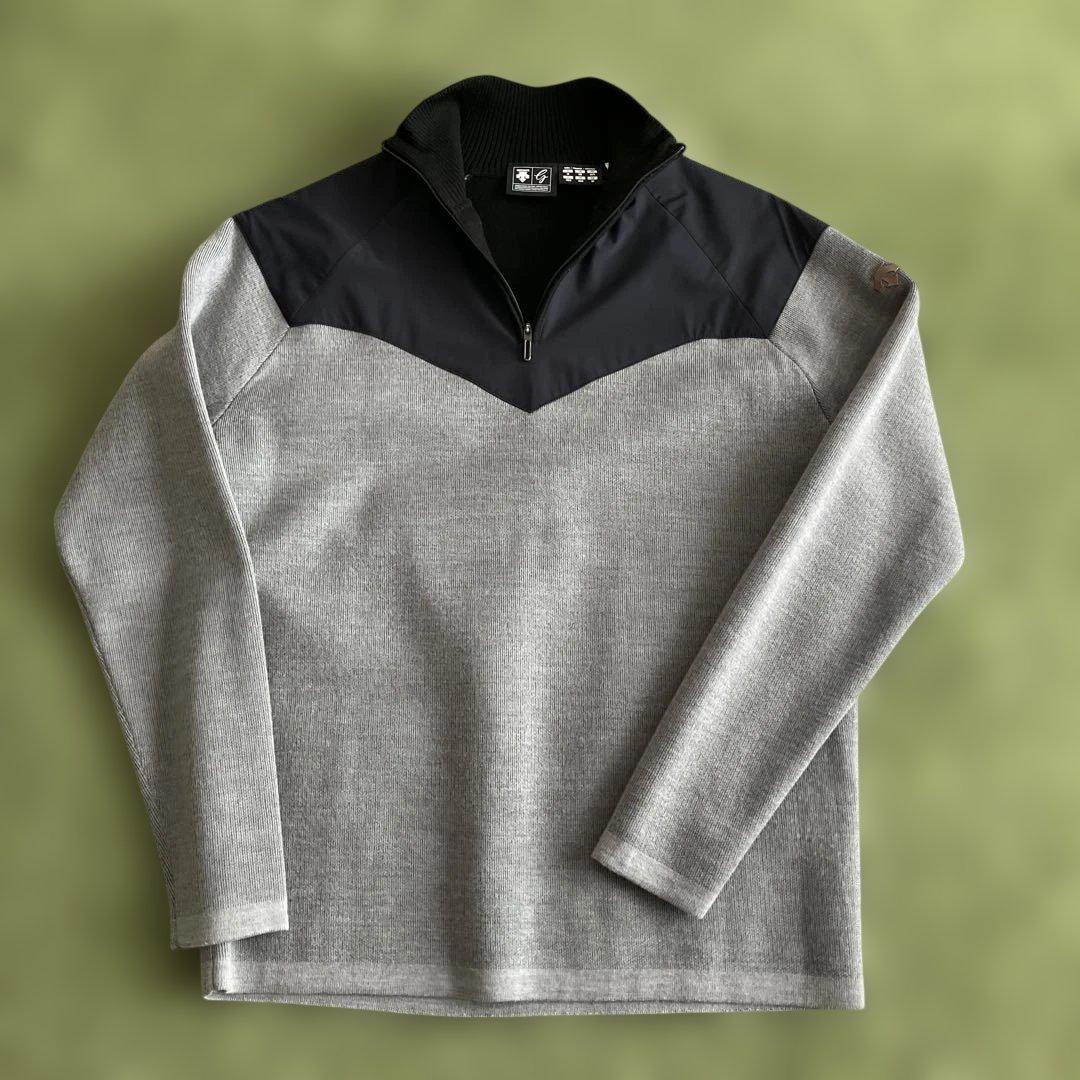 DESCENTE GOLF ジップニットウェア　デサントゴルフ　M