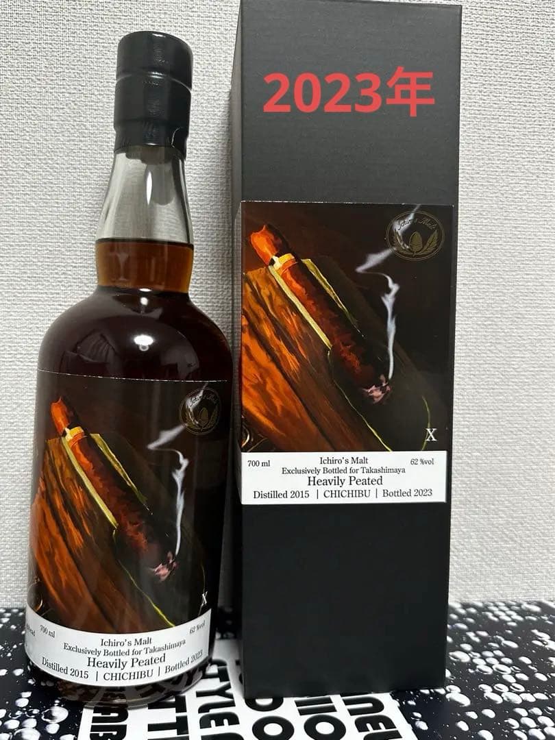 イチローズモルト　高島屋限定　シガーラベル ヘビリーピーテッド2023年 1本