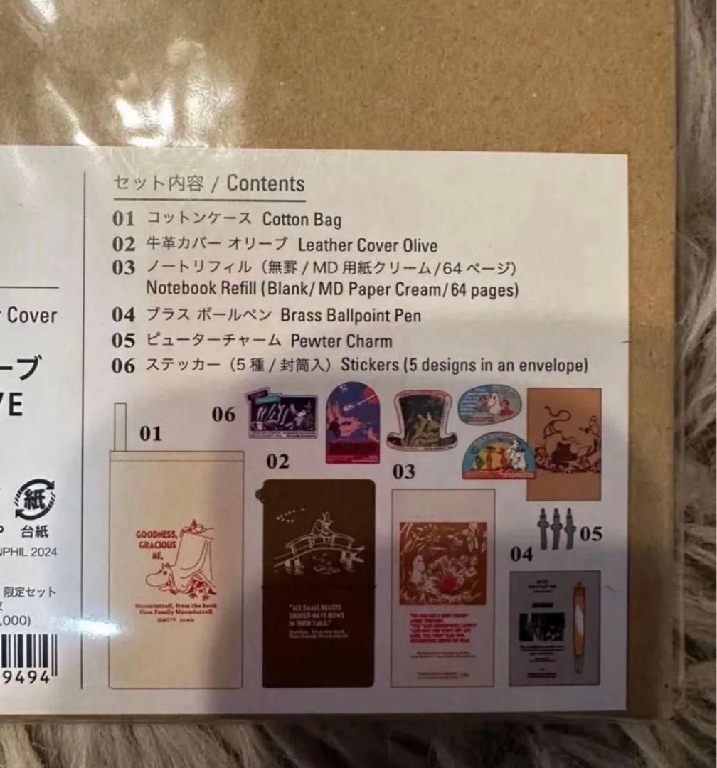最後の1個再入荷なし　トラベラーズノート2024　限定　 ムーミン一家　未開封