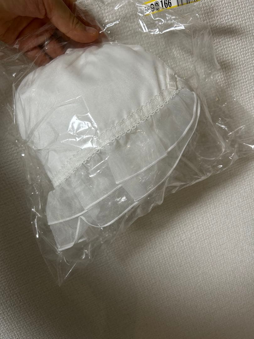 ファミリア　ベビードレス　帽子付き