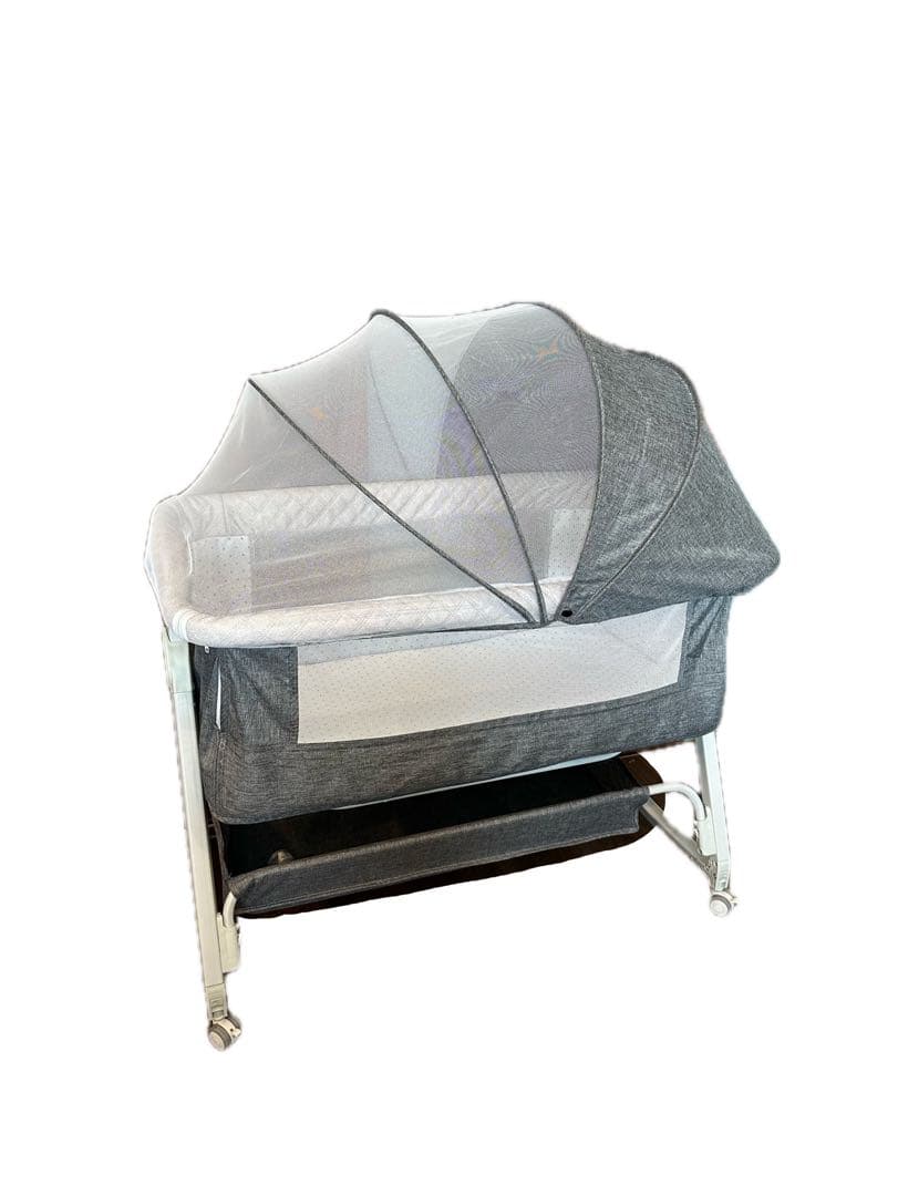 Kino Linpo ベビーベッド 6段調節可能