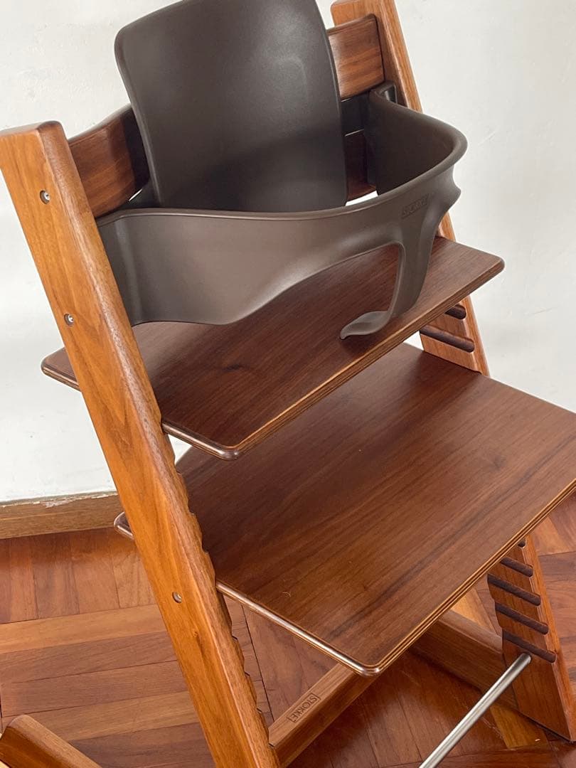 ストッケ トリップトラップ アメリカン ウォールナット ベビーガード セット