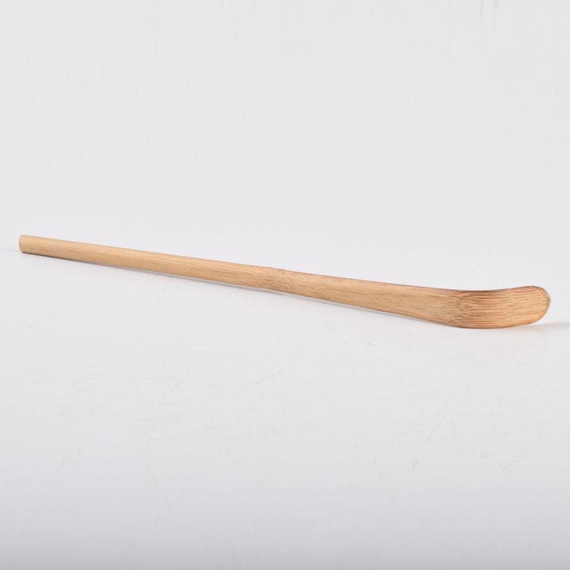 茶道具　影林宗篤作　茶杓　銘「笹舟」　前大徳　福本積應書付　共筒共箱　V8687