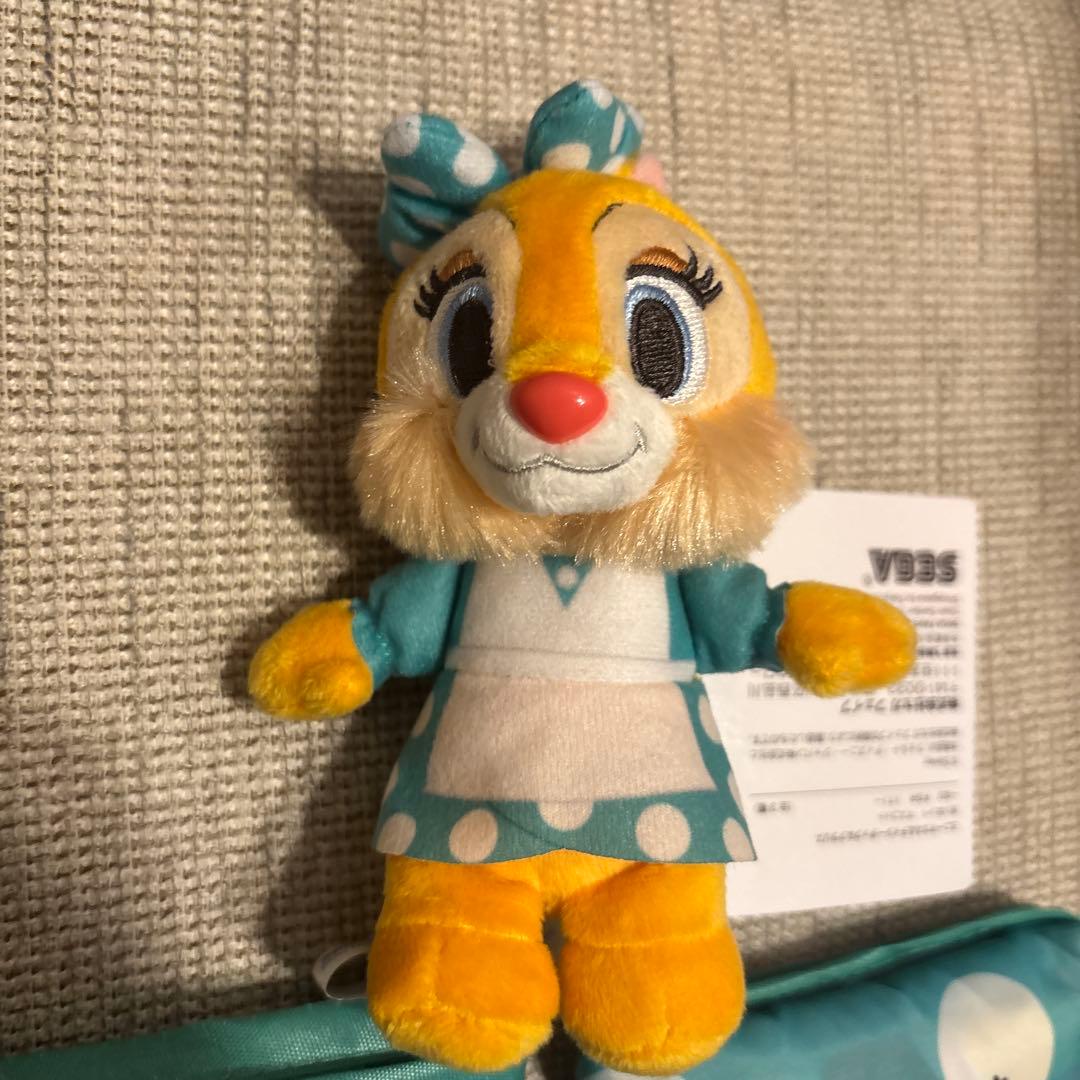 ディズニー マスコット　エコバッグ2種　クラリス　3点セット ナムコ限定