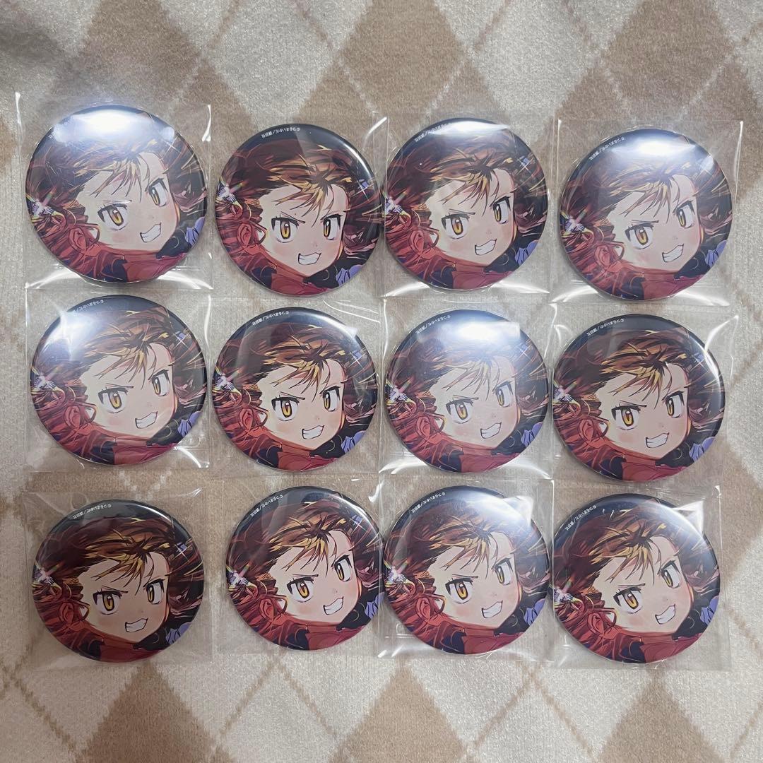 メダリスト ビッグイラスト三家田涼佳 ミケ 缶バッジ 12点セット