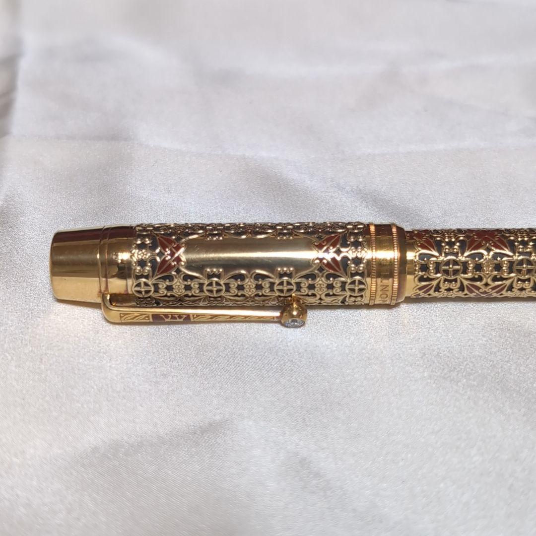 【超希少♪】 モンブラン 万年筆 パトロンシリーズ セミラミス 18金無垢