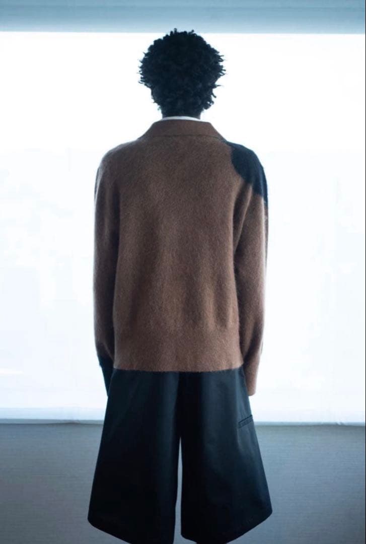 STRONG×SHOOP MOHAIR SHIRT BROWN Sサイズ