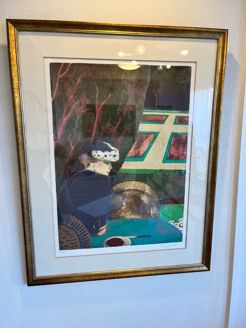 S*A様 【真作】 カシニョール　沈黙　リトグラフ