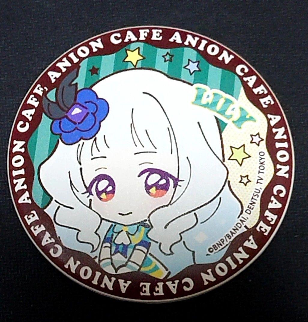 アイカツ アニONカフェ 白銀リリィ SD マグネットバッジ マグバッジ