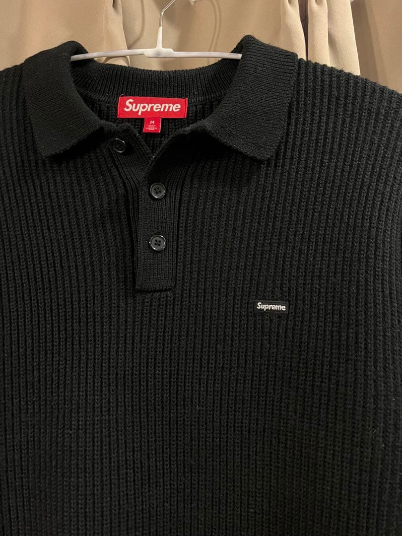トップス supreme small box logo knit polo