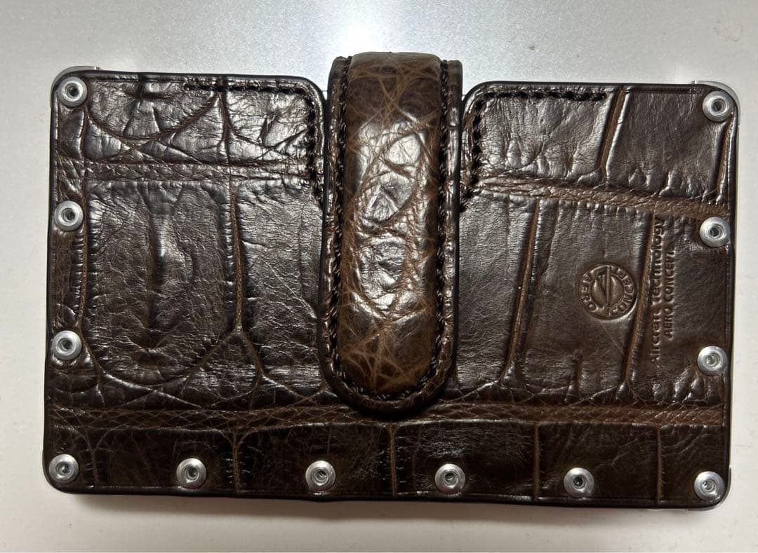 新品 AERO CONCEPT  クロコダイル  名刺入れ  カードケース