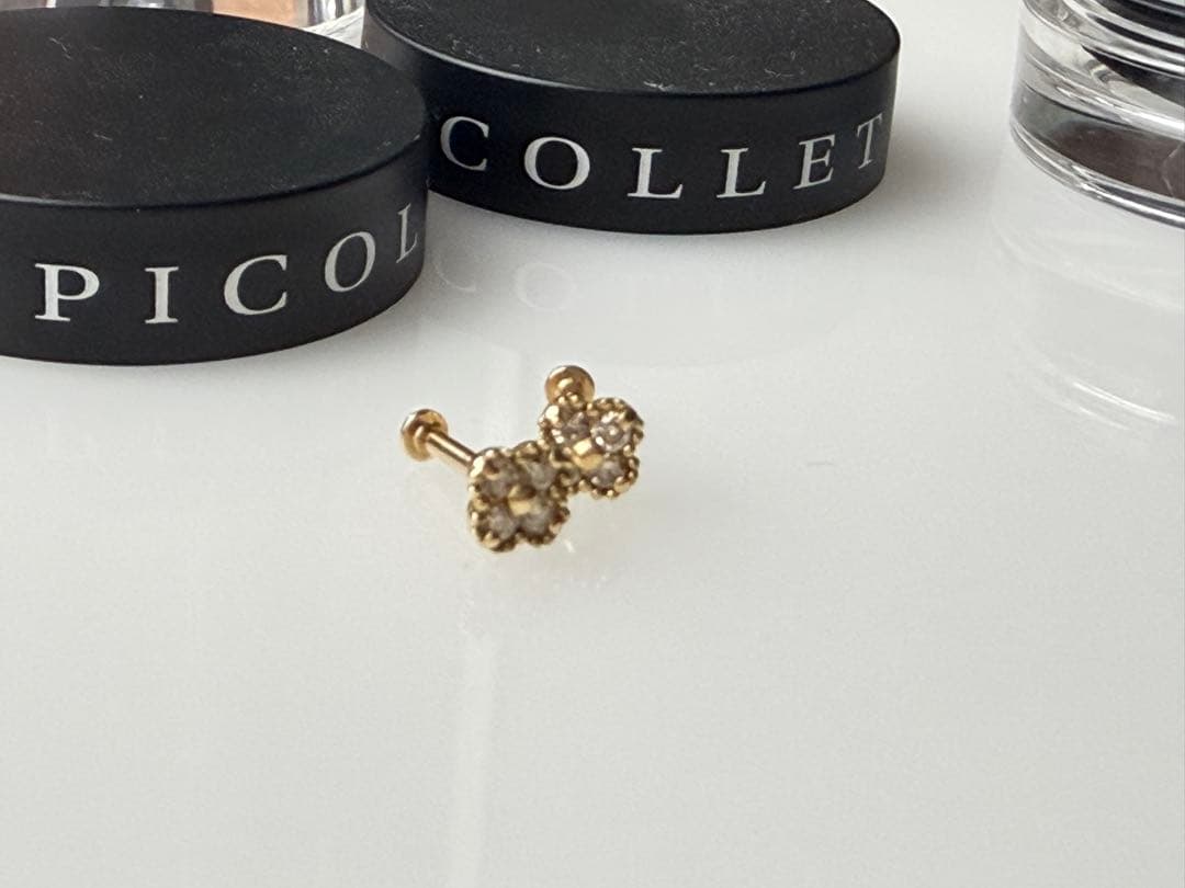 PICOLLET K18ダイヤピアス