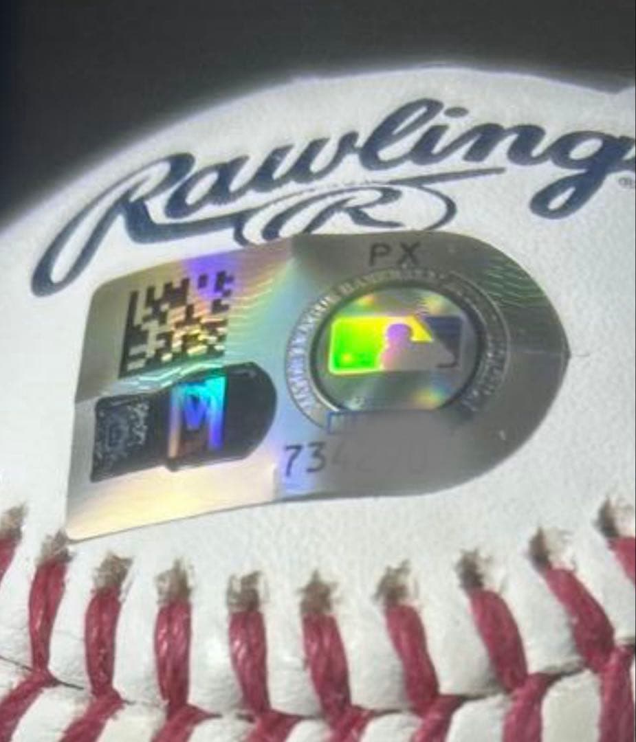 MLB TOKYO SERIES 2025 サイン入り公式野球　佐々木朗希