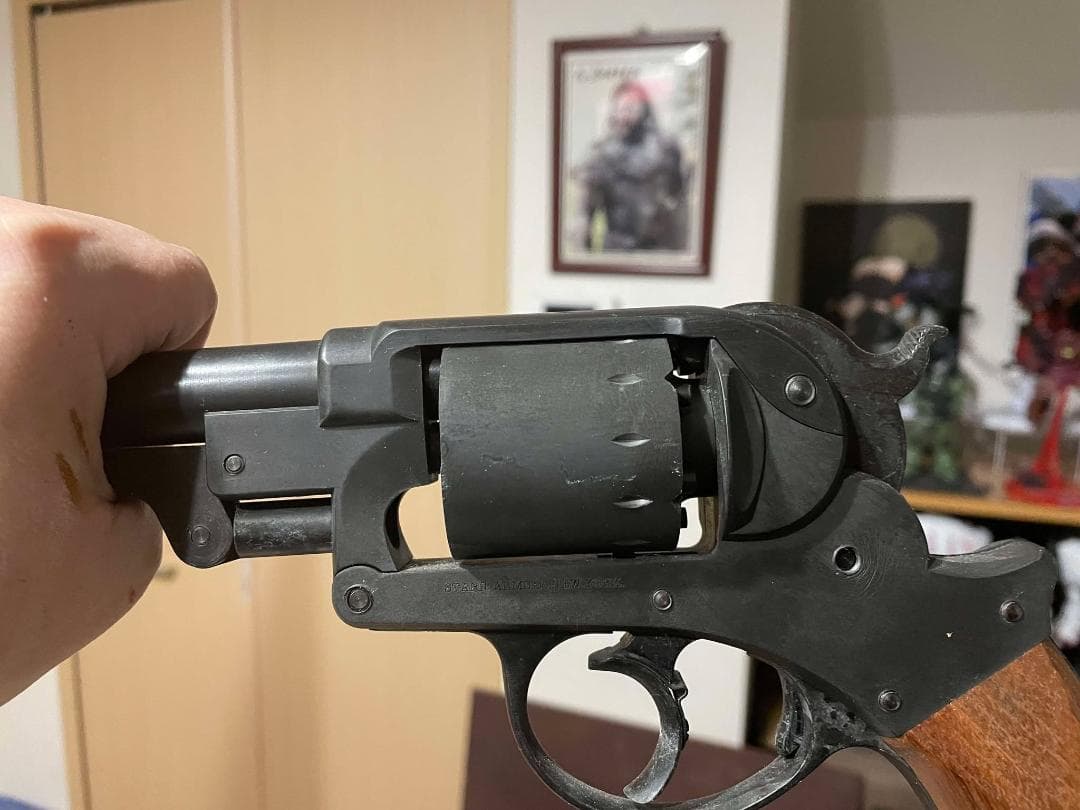 汚*ん様 スタールアーミーリボルバー　予備パーツなしモデルガン　ハートフォード