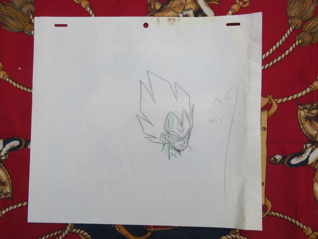 メ*ロ様 ドラゴンボール セル画 原画 ベジータ クリリン 悟飯 当時物