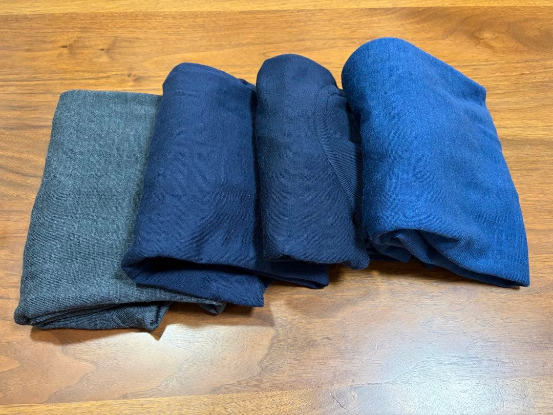 JOHN SMEDLEY ネイビー モックネックセーター M