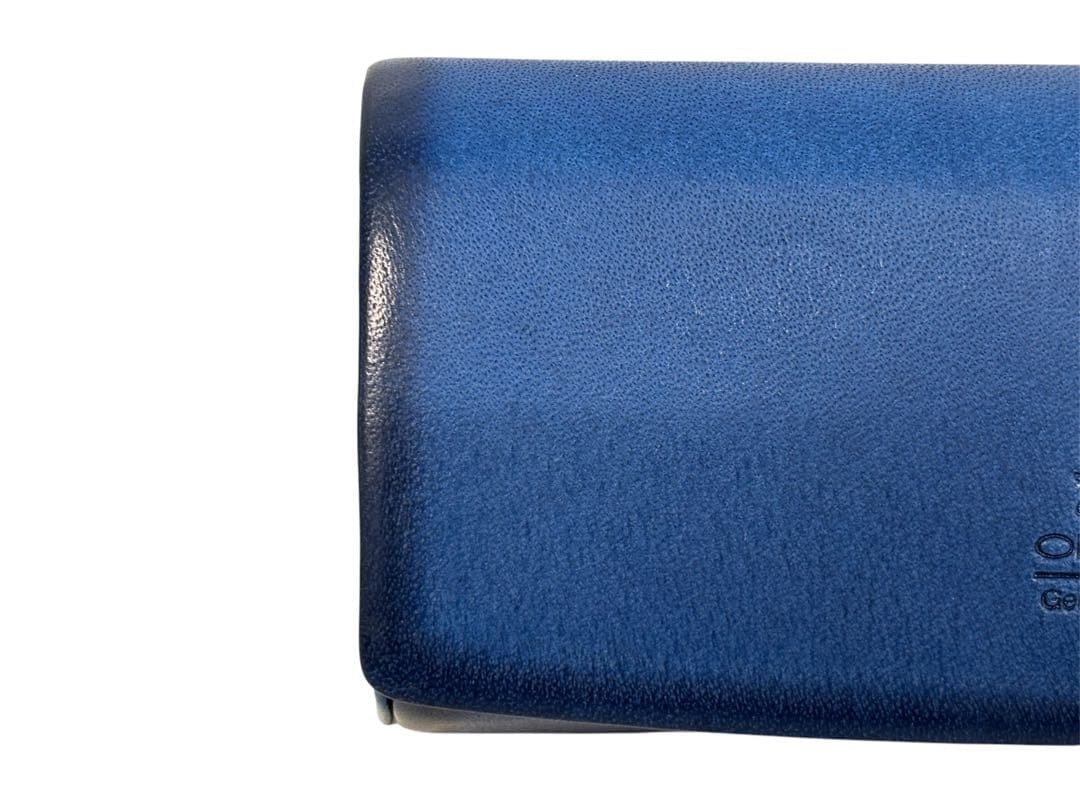 Orice オリーチェレザーメガネケース ブルー