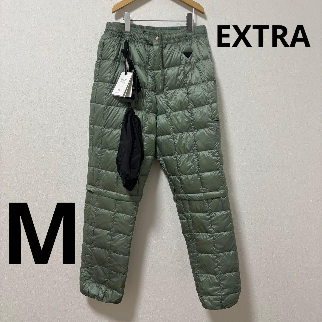 【新品】TAION タイオンエクストラ ダウンパンツ オリーブ　2way M