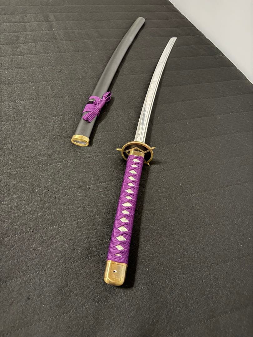 刀　かたな　剣　軽い　樋入り　印鎺　黒鞘　長尺　模造刀　模擬刀　舞踊　大衆演劇