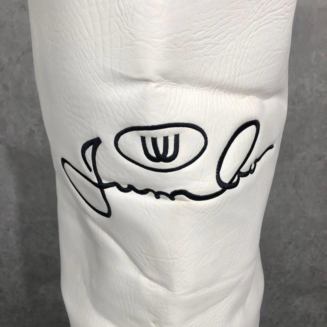 限定 レア 美品 ジャンボ尾崎 112勝 記念モデル キャディバッグ ホワイト