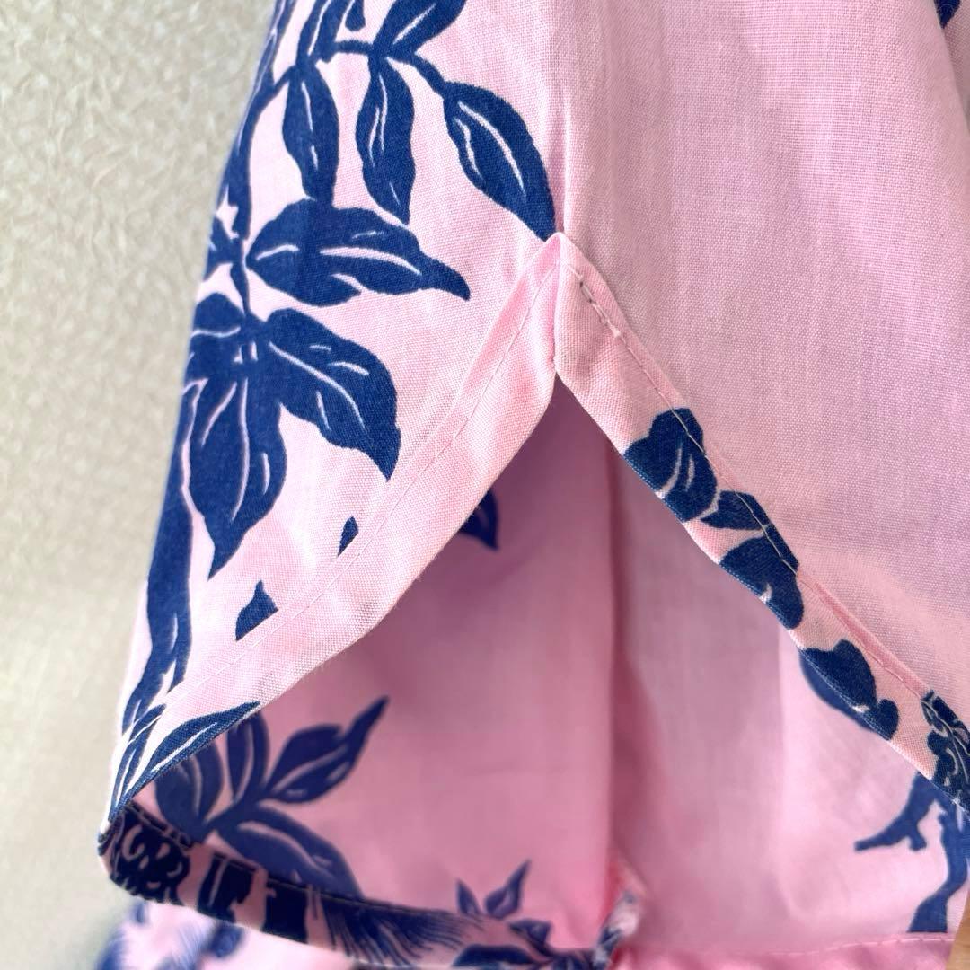 【ヴィンテージ】ハワイアンドレス　ムームー　made in Hawaii USA