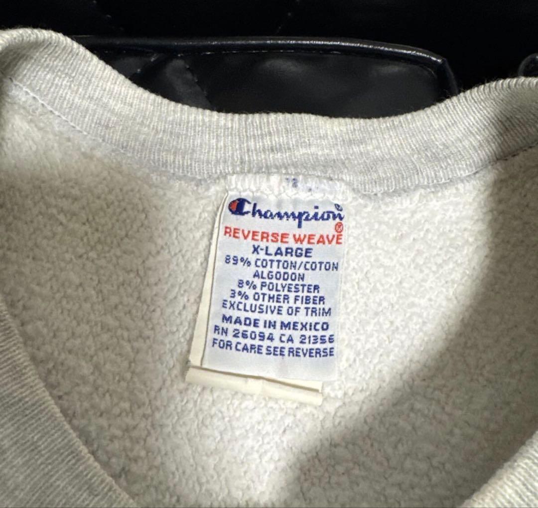 チャンピオン リバースウィーブ ベートーヴェン スウェット　刺繍タグ　メキシコ製